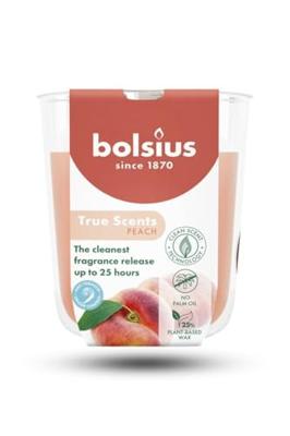 Bolsius geurglas true scents peach S