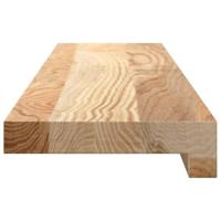 Vensterbanken 2 st onbehandeld 80x15x2 cm massief eikenhout - thumbnail
