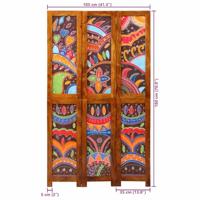 Kamerscherm Bruin 105 x 180 cm Massief acaciahout - thumbnail