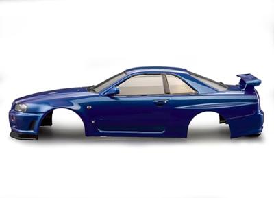 Killerbody Nissan Skyline R34 195mm gespoten - Blauw