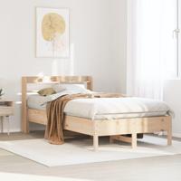 Bedframe zonder matras massief grenenhout 75x190 cm - thumbnail