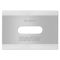 Martor Mes | lengte 26 mm | breedte 18,5 mm | dikte 0,4 mm | 10 stuks/dispenser - 92043.66 92043.66 - thumbnail