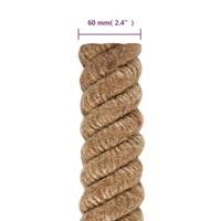 Touw 10 m lang 60 mm dik jute - thumbnail