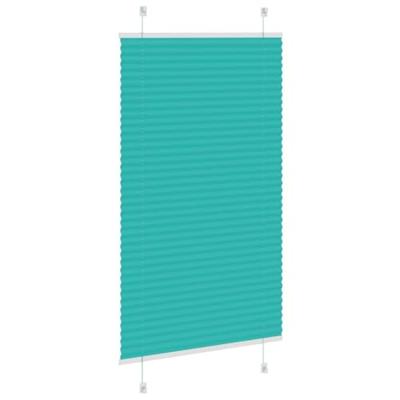 Pliss rolgordijn 70x150 cm stofbreedte 69,4 cm petrol groen