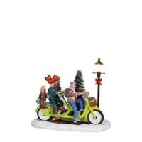 Tandem battery operated l13xb8,5xh11cm Kerst Luville - Luville - thumbnail
