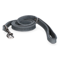 Spotted! Pro Leren Hondenlijn Grijs 1,8x130cm - thumbnail