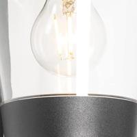 QAZQA Moderne buiten wandlamp zwart IP44 - Joren - thumbnail