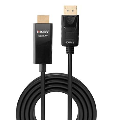 LINDY 40928 DisplayPort-kabel Aansluitkabel DisplayPort-stekker, HDMI-A-stekker 5 m Meerdere kleuren