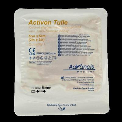 Advancis Activon manuka gaasverband 5 x 5 1 Stuks