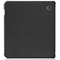 Lunso - Origami sleepcover hoes - Kobo Libra 2 (7 inch) - Zwart - thumbnail