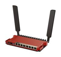 Mikrotik L009UiGS-2HaxD-IN draadloze router Gigabit Ethernet Single-band (2.4 GHz) Rood - thumbnail