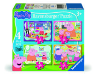 Ravensburger legpuzzel 4in1 peppa pig - thumbnail