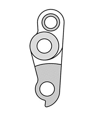 Marwi Union derailleurpad gh-087 met schroefset m8x0.75