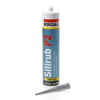 Soudal Silirub P2 | Beglazingskit | Grijs Ral 7004 | 300 ml - 116361 - thumbnail