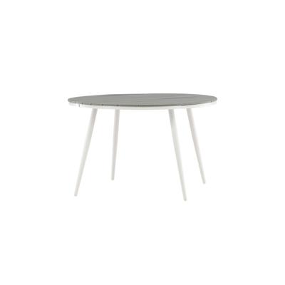 Nohr Ronde Tuintafel 'Erikka' 120cm, kleur Wit/Grijs