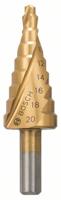 Bosch Accessories 2608597526 2608597526 HSS Getrapte boor Gezamenlijke lengte 70.5 mm TiN 3 vlakken schacht 1 stuk(s) - thumbnail