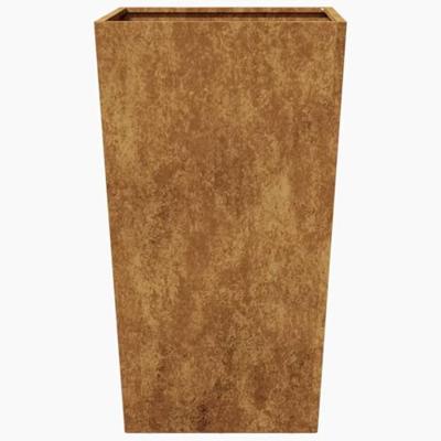 VidaXL Plantenbak 45x45x75 cm weervast staal