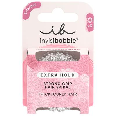 Invisibobble extra hold crystal clear 3 stuks