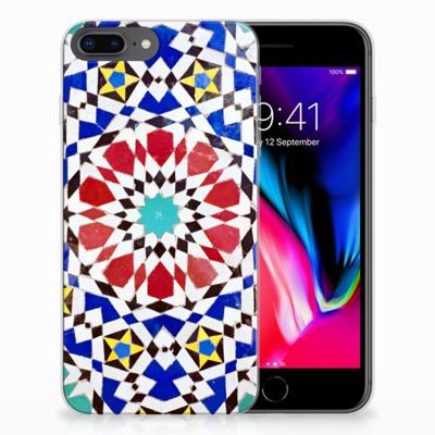 Apple iPhone 7 Plus | 8 Plus | TPU | Siliconen hoesje | Mozaïek