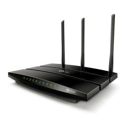 TP-Link Archer VR400 Modem Router Gigabit ADSL/VDSL, vezel, Wireless AC1200 Mbps, Dual Band 2,4 GHz + 5 GHz, USB 2.0 (geschikt voor Oostenrijks/Zwitserland, niet in Duitsland te gebruiken)