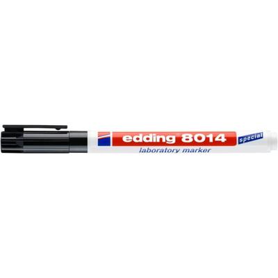 Viltstift edding 8014 lab rond 1mm zwart