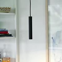 Zwarte hanglamp met ingebouwde LED lichtbron Nordlux Omari - thumbnail