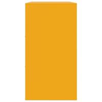 Dressoir 99x39x73 cm staal mosterdgeel - thumbnail