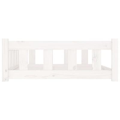 Hondenmand 105,5x75,5x28 cm massief grenenhout wit Hondenmand 105,5x75,5x28 cm massief grenenhout wit