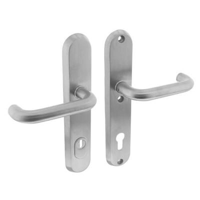 Intersteel Veiligheidsbeslag SKG3 geveerd kruk/kruk PC92mm met kerntrekbeveiliging - RVS