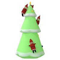 VidaXL Kerstboom opblaasbaar met led&apos;s 500 cm - thumbnail