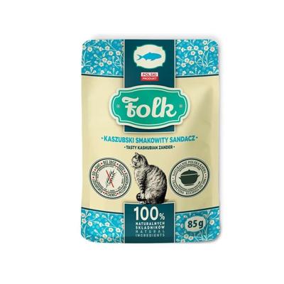 FOLK Tasty Kashubian zander - nat kattenvoer - 85g
