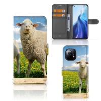 Xiaomi Mi 11 | Telefoonhoesje | Met pasjeshouder | Schaap en Lammetje - thumbnail