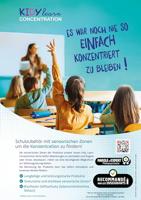 Liniaal maped kidy learn concentration 20 cm blauw - thumbnail