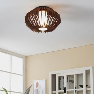 Eglo Moderne plafondlampRusticaria van hout - 900385