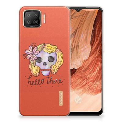 Silicone Back Case OPPO A73 4G Boho Skull Silicone Back Case OPPO A73 4G Boho Skull