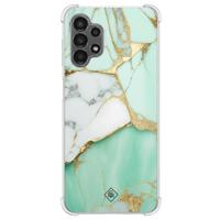 Samsung Galaxy A13 4G shockproof hoesje - Marmer mintgroen - thumbnail