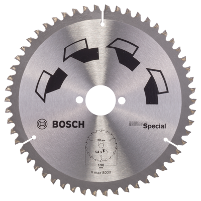 Bosch Accessoires Cirkelzaagblad Special 190X2X30/-,T54 - 2609256892 Bosch Accessoires Cirkelzaagblad Special 190X2X30/-,T54 - 2609256892