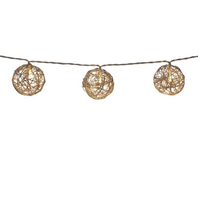 LED lichtsnoer Lifetime Zilverkleurig Kerstballen