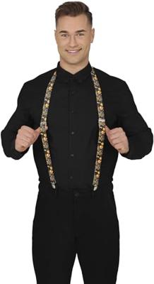 Elegante Nieuwjaar Bretels Zwart/Goud