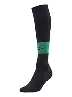 Craft 1905581 Squad Contrast Sock - Black/Team Green - 28/30 - thumbnail