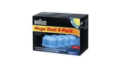 Braun 3-in-1 ShaverCare Reiniger 4 Pack Scheerapparaat Blauw Braun 3-in-1 ShaverCare Reiniger 4 Pack Scheerapparaat Blauw