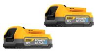 DeWalt DCBP034E2-XJ Twinpack POWERSTACK accu | 18V XR | 1.7Ah - DCBP034E2-XJ - thumbnail
