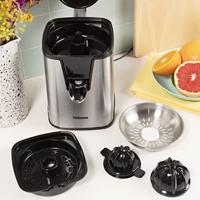 Tristar CP-3009 Citruspers 350 W RVS, Zwart - thumbnail