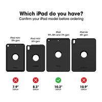 Otterbox Defender Back cover Zwart Tabletcover - thumbnail