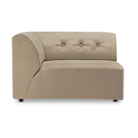 HKliving Vint bank left 1,5-seat Pure Earth - thumbnail