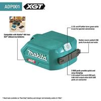 Makita accessoires adp001g | usb-adapter | 40v max xgt - adp001g - thumbnail