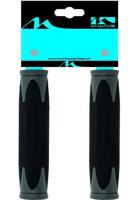 M-Wave Handvatset atb zwart/grjs 130mm 2-componenten - thumbnail