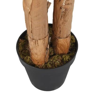 VidaXL Kunstplant bananenboom 18 bladeren 150 cm groen