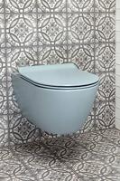 Ben Segno 2.0 hangtoilet met toiletbril compact Xtra glaze+ Free flush mat azuur - thumbnail