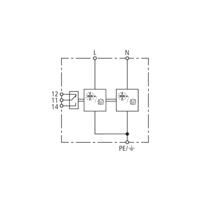 DEHN 941205 DSH TN 255 FM Combi-afleider Overspanningsbeveiliging voor: Verdeelkast 25 kA 1 stuk(s) - thumbnail